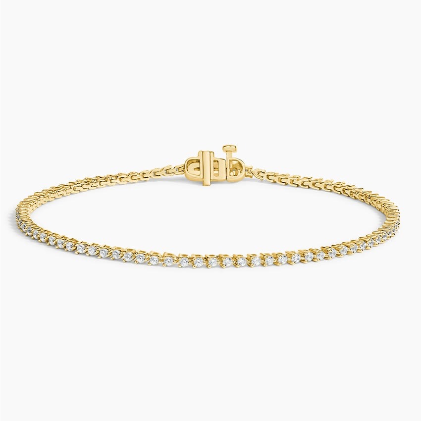 brilliant earth, Three-Prong Lab Diamond Tennis Bracelet