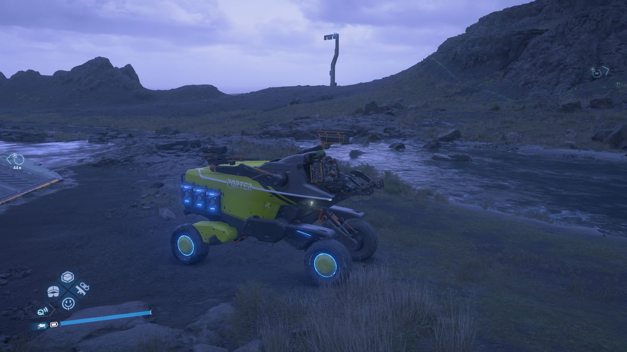 Death Stranding 2 repair vehicles - Battery units