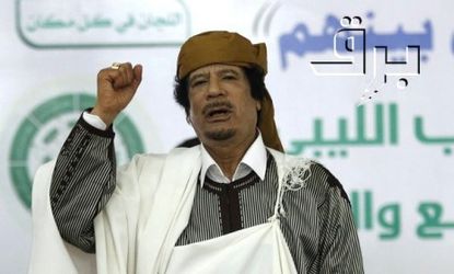 While the U.S. and British leaders have said Moammar Gadhafi should be prosecuted for war crimes, Italian heads suggest he should go into exile, if anyone would take him.