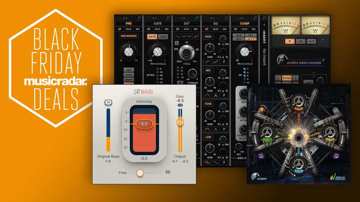 Three Waves plugins on an orange background