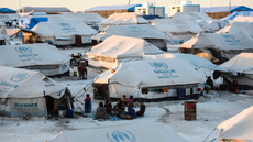 Refugee camp in Syria