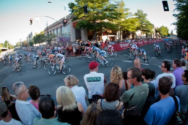 The men getting through the first turn.