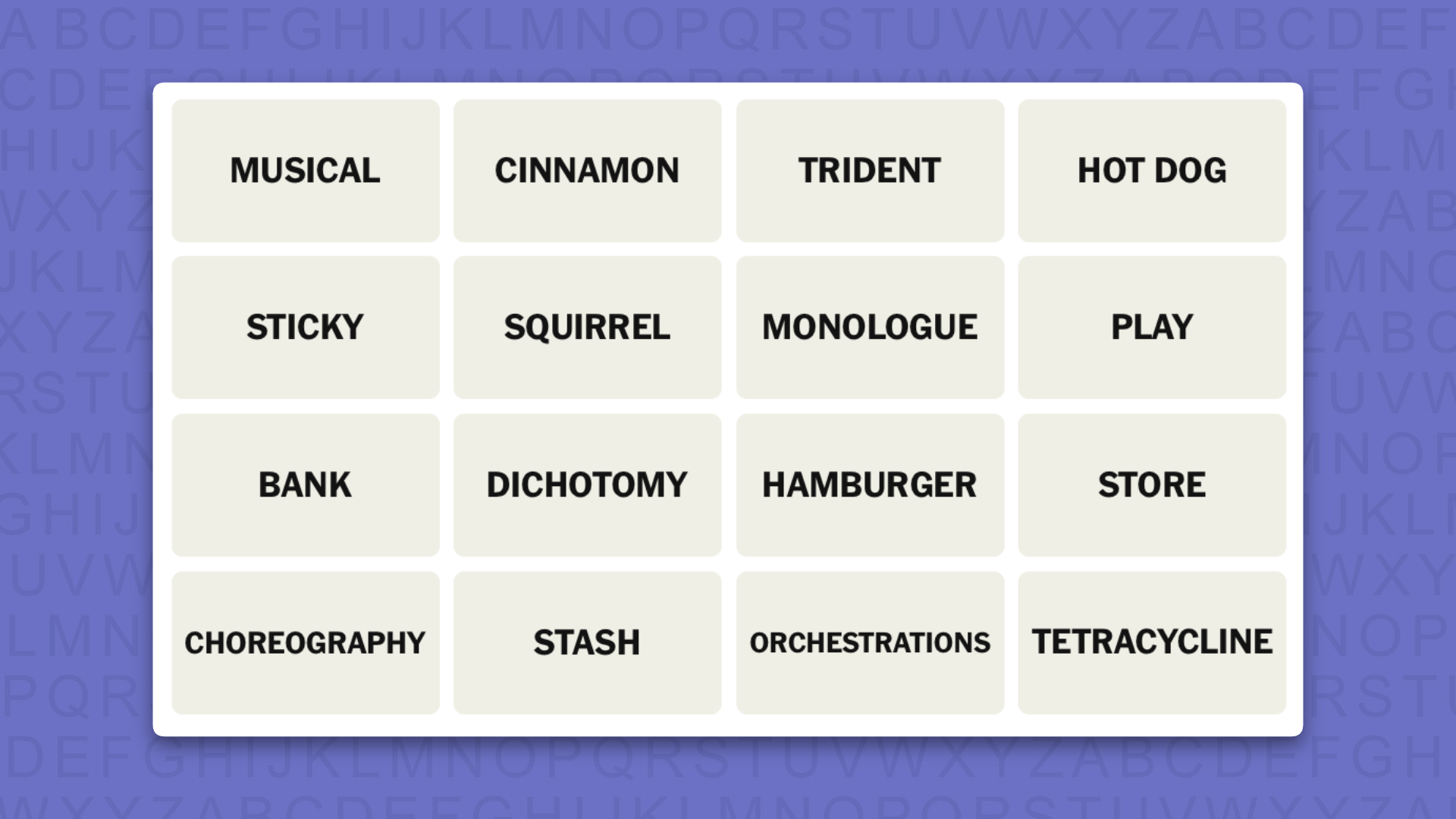 NYT Connections hints for game 1214 on a purple background