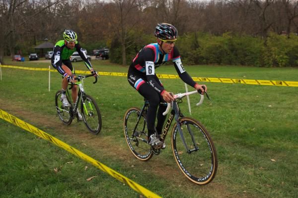 Chris Jones is forced to close the gap to Driscoll as Trebon sits on