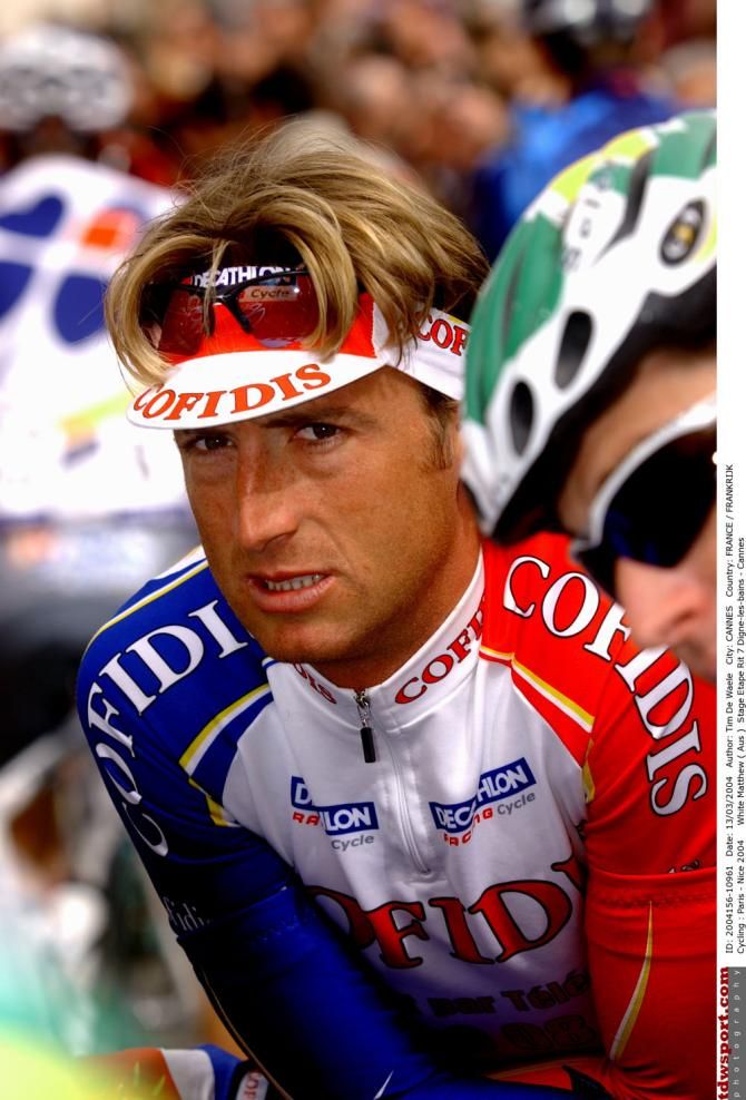 Former Cofidis pro Matt White in his riding days