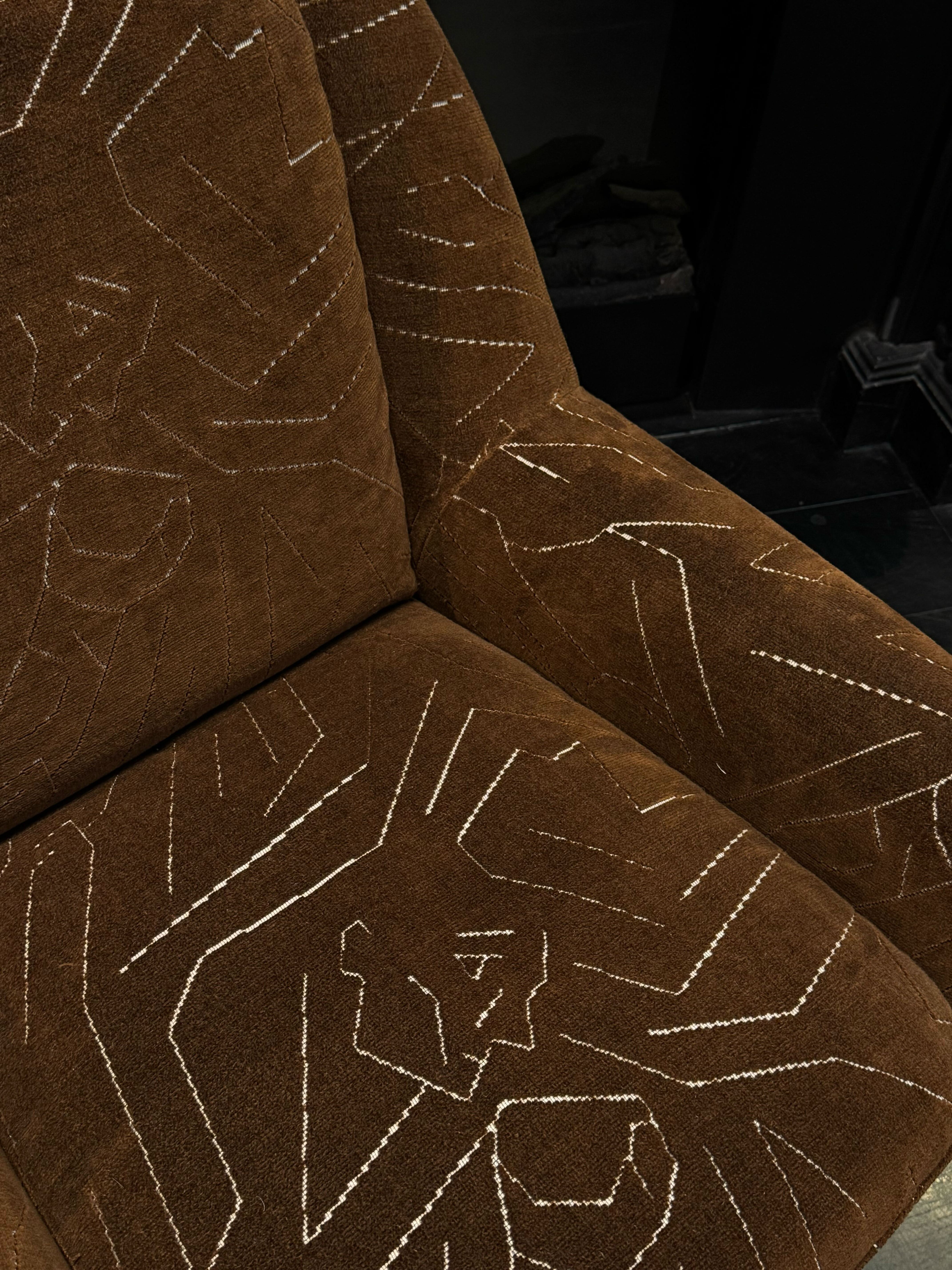 Dedar - showcasing collections from this years launches included graphical designs and fabrics that can be composed as panels for upholstery. ADDRESS: Dedar, Unit C7, chelsea harbour design centre, Harbour Ave, London SW10 0XF