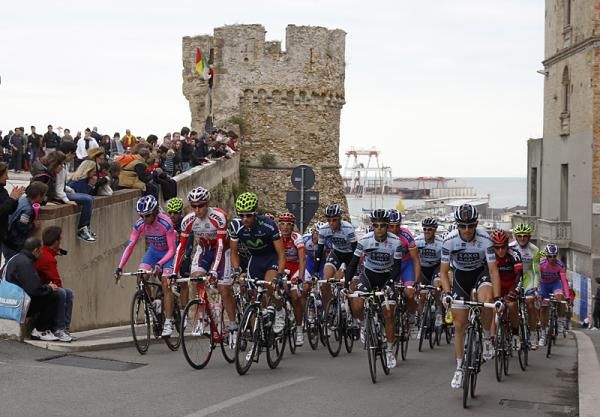The peloton in the Giro d'Italia