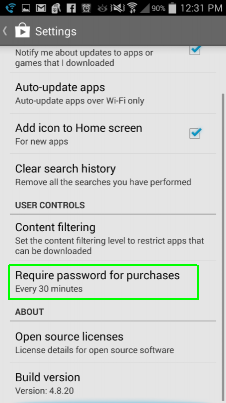 android remove app snap lock