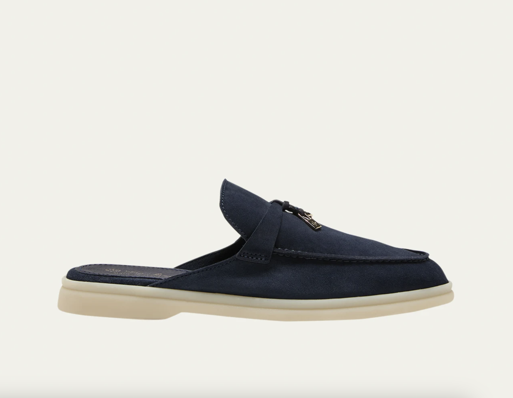 Babouche Charms Walk Suede Mule Loafers