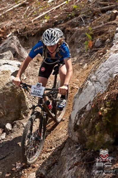 Ryan Labar races in stage 4.