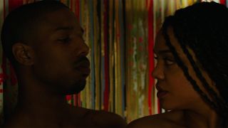 Michael B. Jordan and Tessa Thompson in Creed