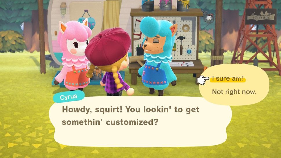 Animal Crossing New Horizons — How to customize items with Cyrus and