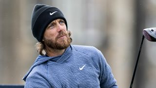 Tommy Fleetwood at the Alfred Dunhill Links Championship at St Andrews