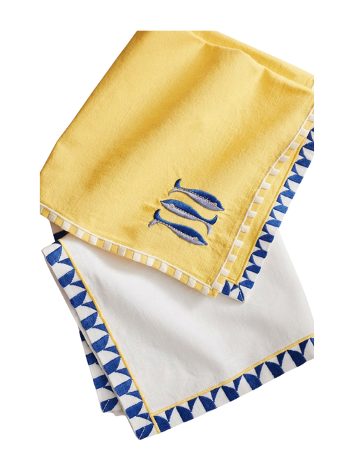 Bistro Tile Italia Napkins, Set of 2