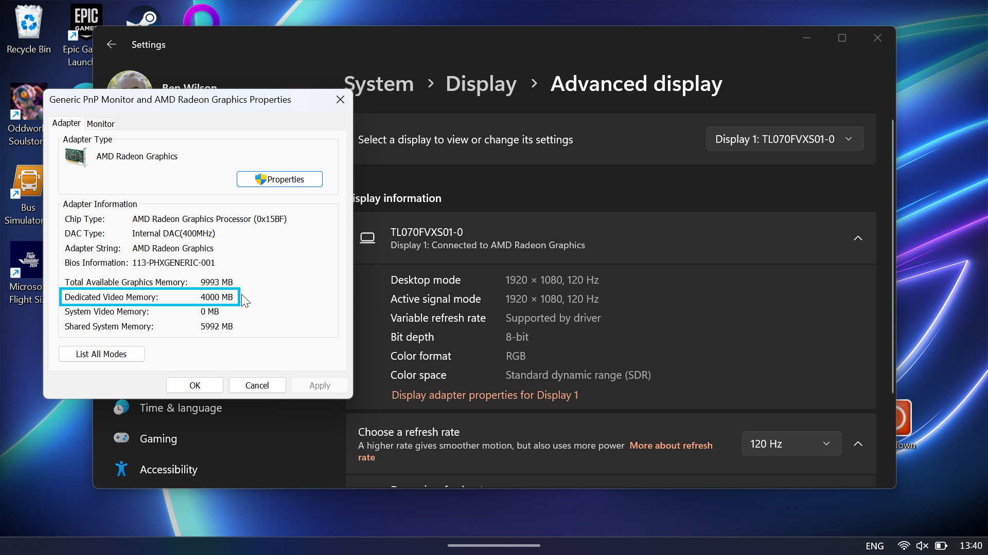 How to increase minimum VRAM on Steam Deck by adjusting UMA Frame Buffer Size