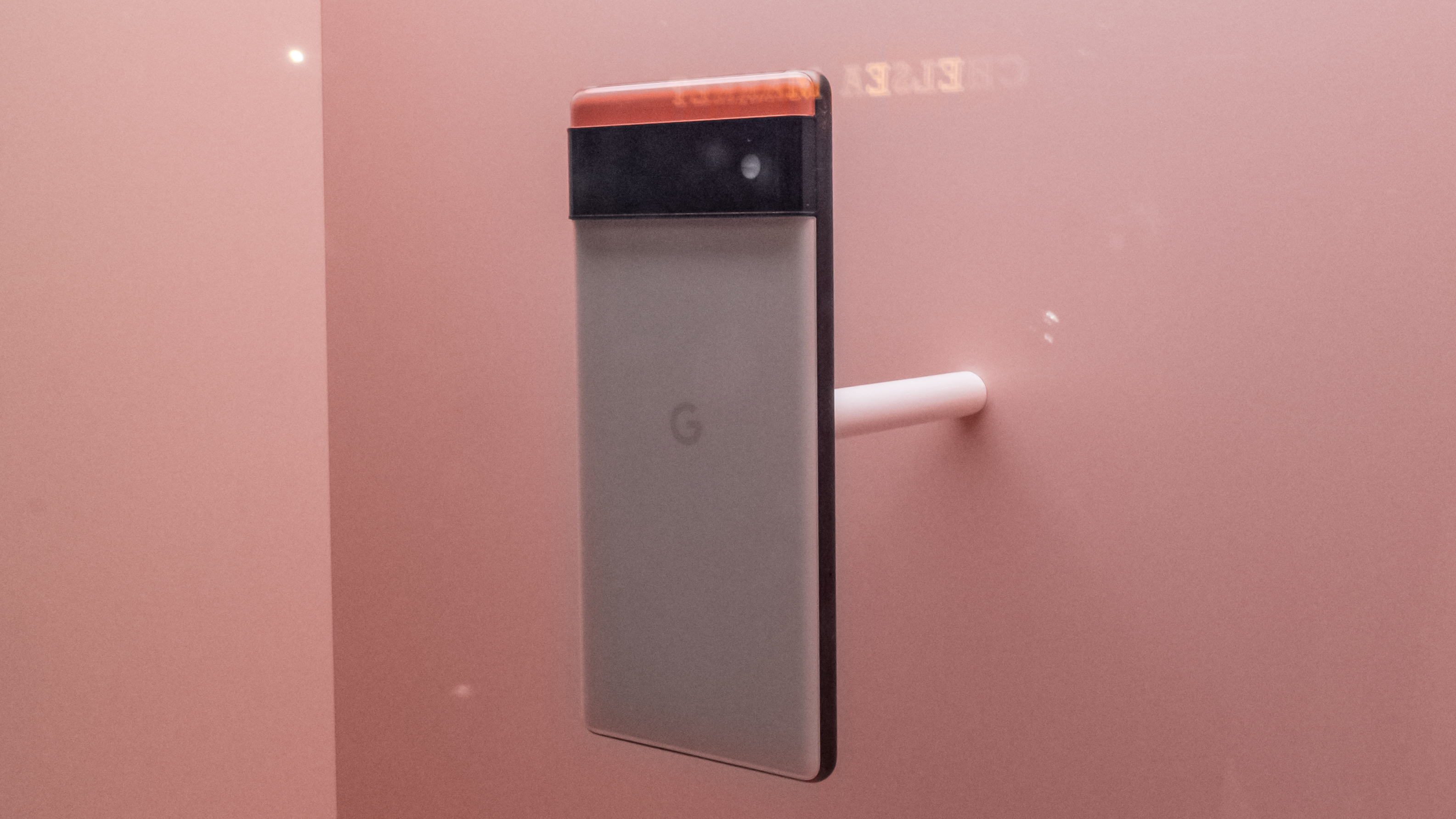 Google Pixel 6 phones on display