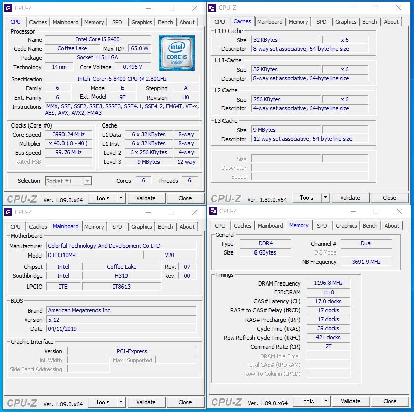 Core i5-8400