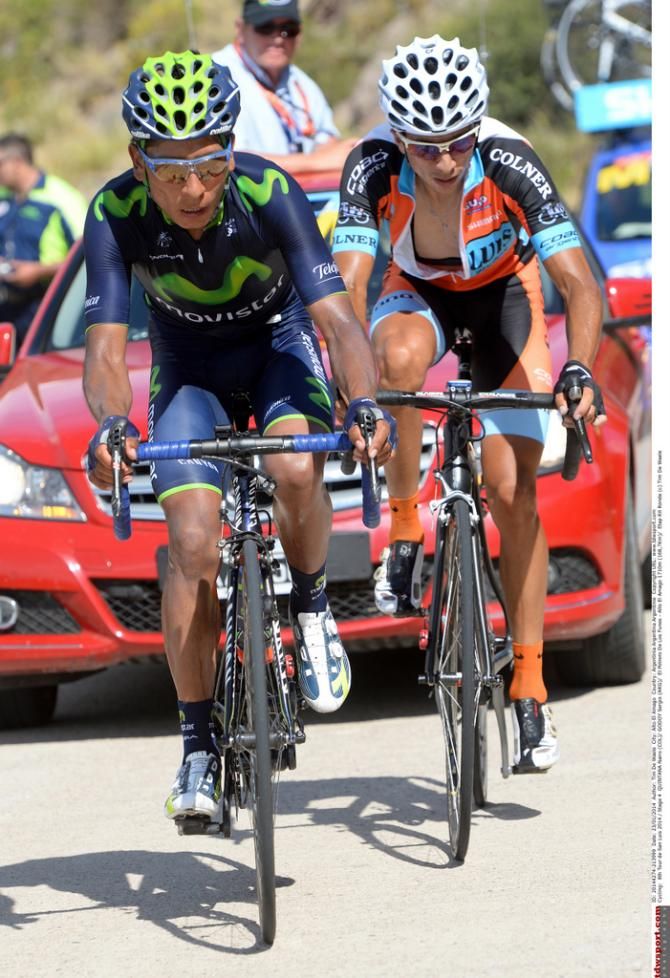 Quintana outpaced Sergio Godoy for the win