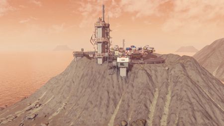 Starfield volcano outpost