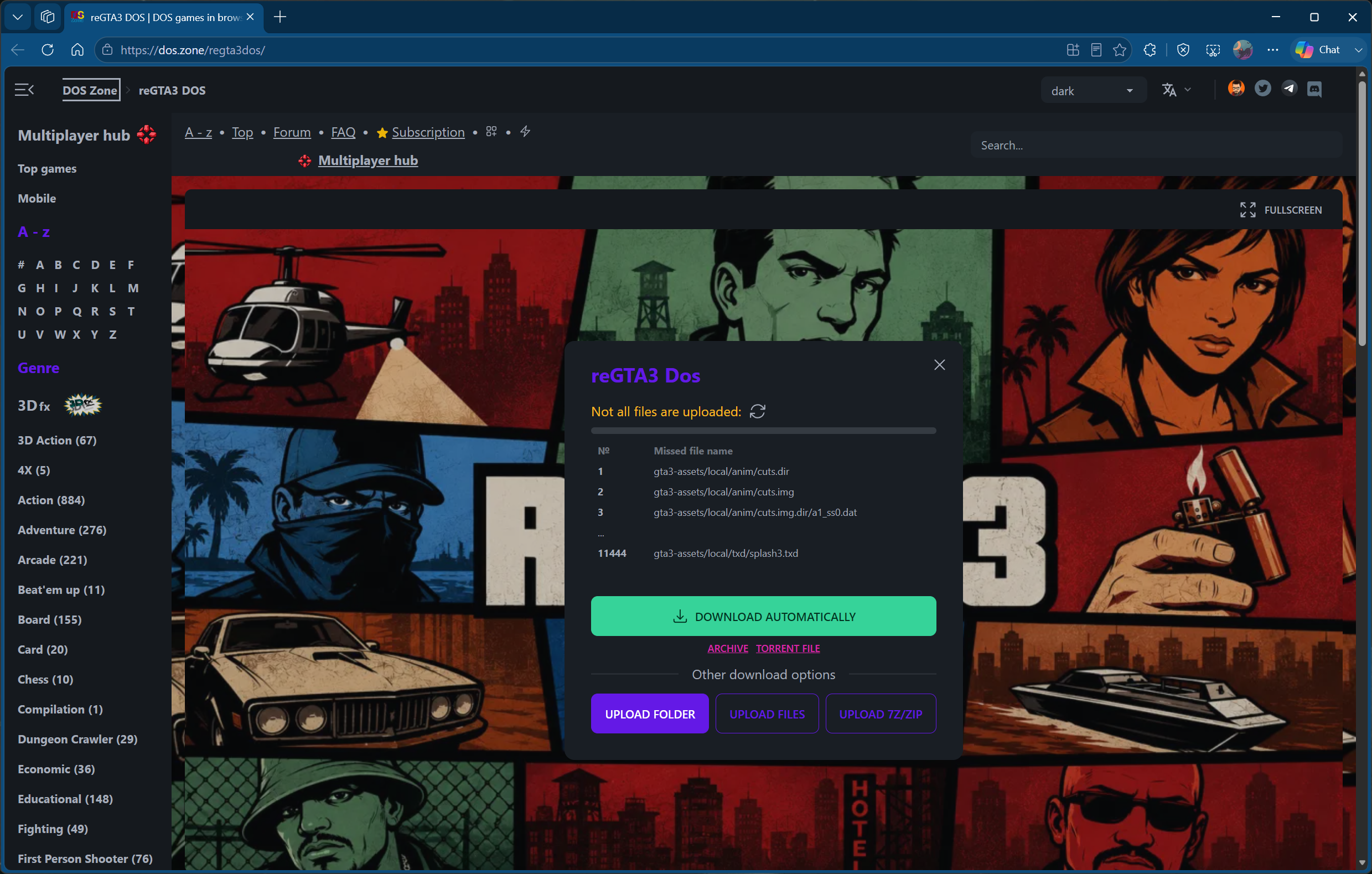 GTA III running in a browser