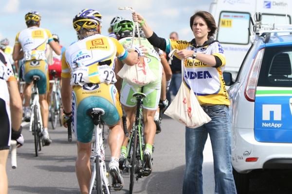 Lunch time for Bart Wellens (Telenet - Fidea)