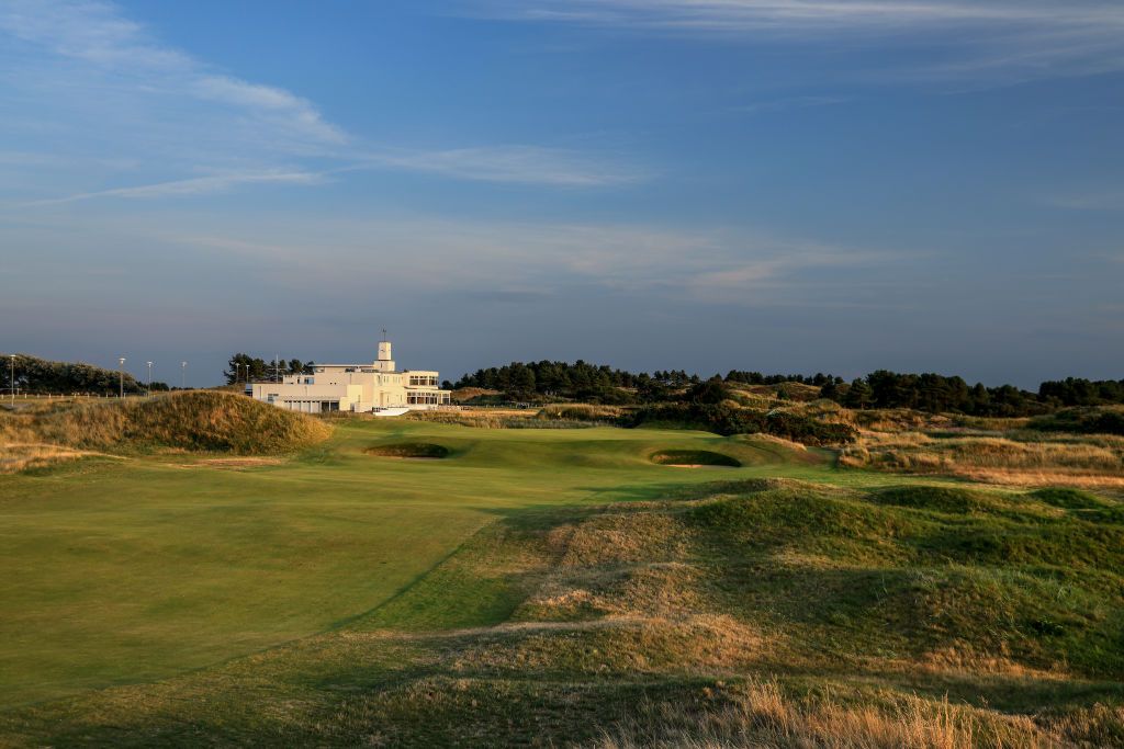 The par-4 9th hole at Royal Birkdale