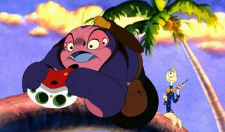 (L to R) Jumba Jookiba and Pleakley in Lilo and Stitch