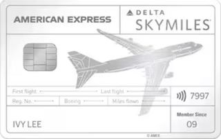 American Express Delta Skymiles Reserve Credit Card new card art for April 2024. The card pictures a Boeing 747 on the front.