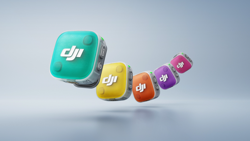 DJI Mic Mini 2 with color covers