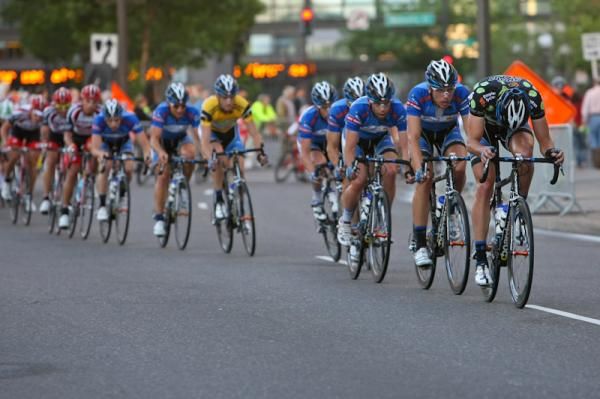 UnitedHealthcare setting the pace at the front.