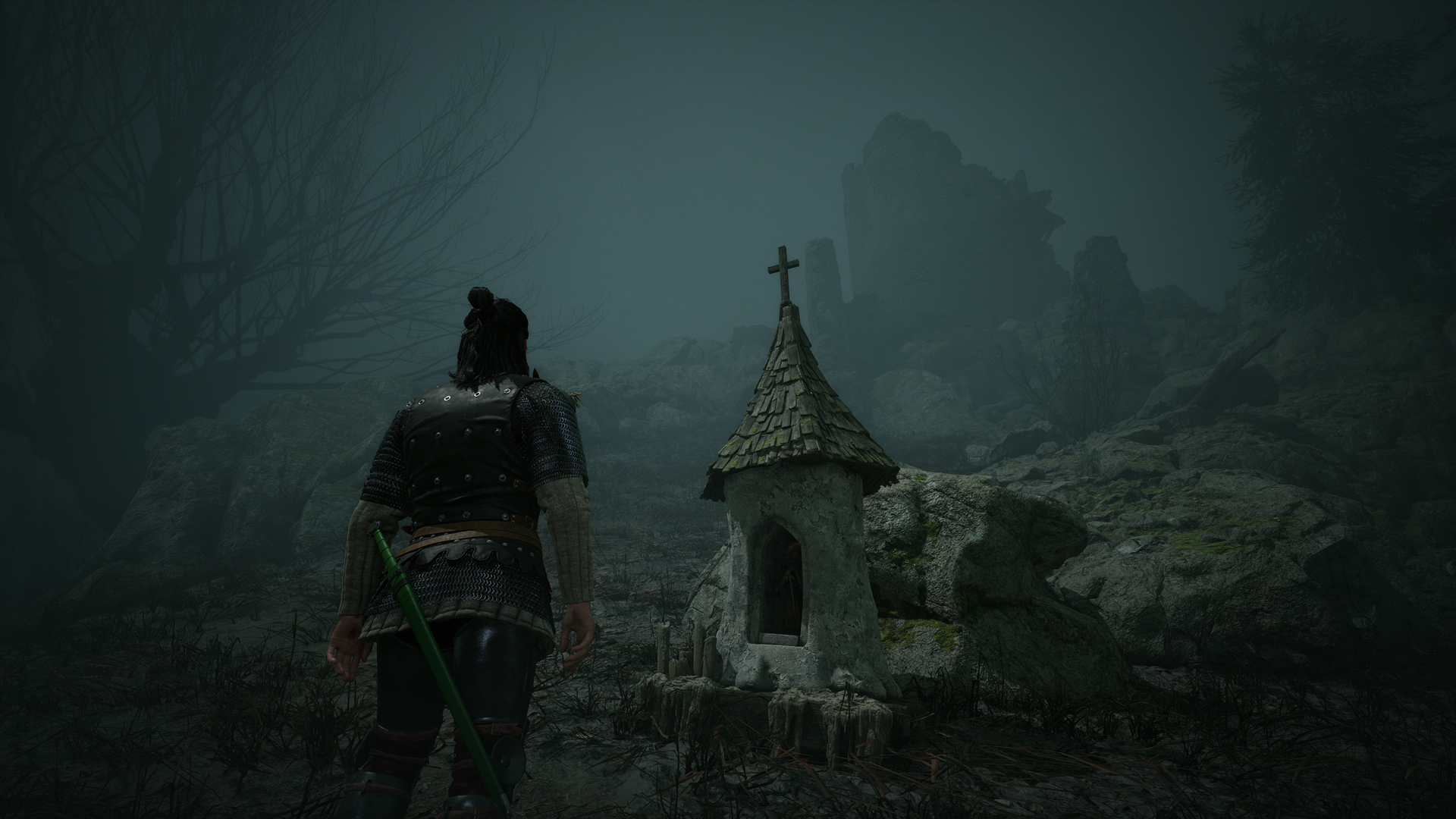 Blood of Dawnwalker screenshot showing Unreal Engine 5 open world