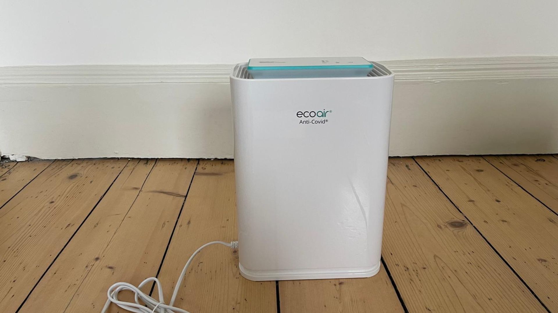 EcoAir Air Purifier being tested at home