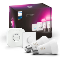 Philips Hue White and Colour Starter Kit (E27 Screw Cap):&nbsp;was £134.99, now £99.99 at Amazon