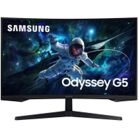 Samsung Odyssey G5 Ls32cg552euxxu | 32-inch | 2560 x 1440 | 165 Hz | VA | 1ms MPRT response | £274.98£226.49 at Ebuyer (save £48.49)