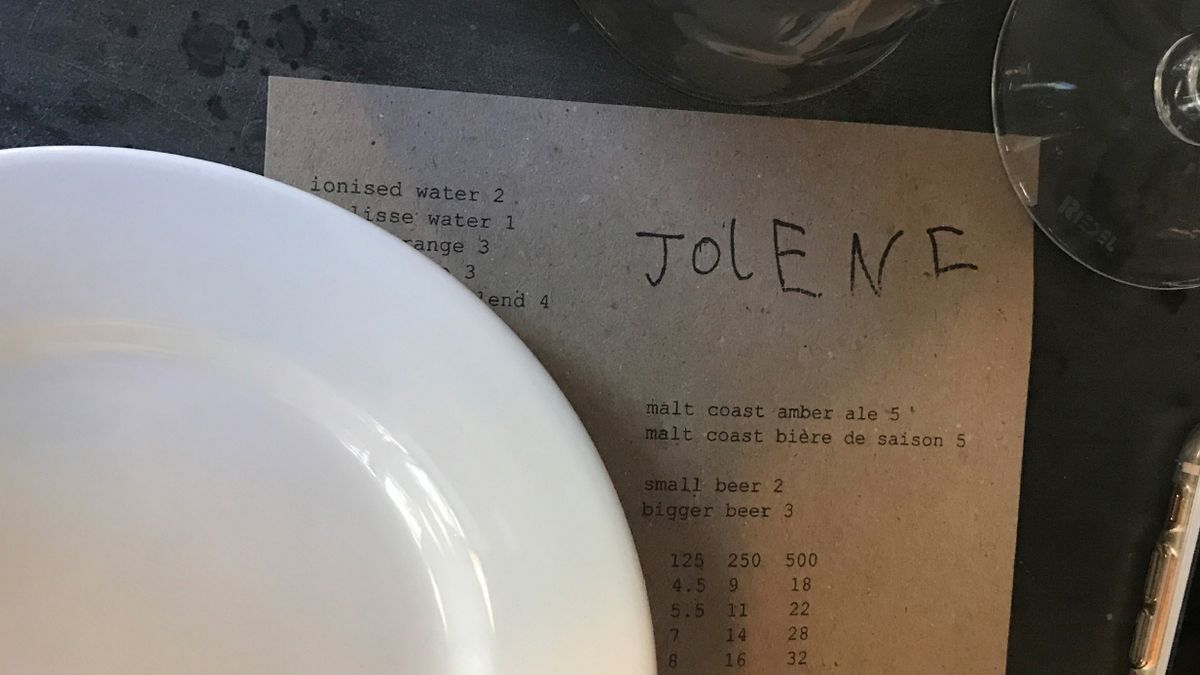How's that for a kid's menu?