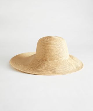 Wide Brim Straw Ribbon Hat, £29, & Other Stories
