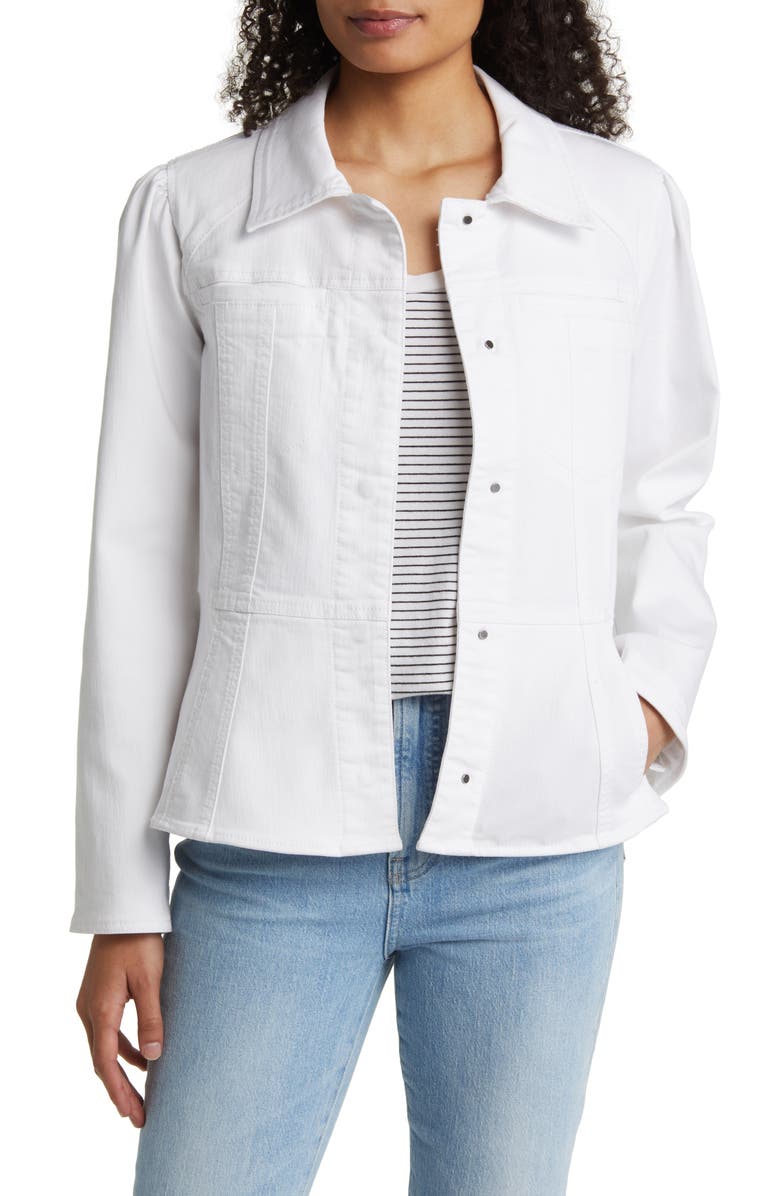 Peplum Denim Jacket