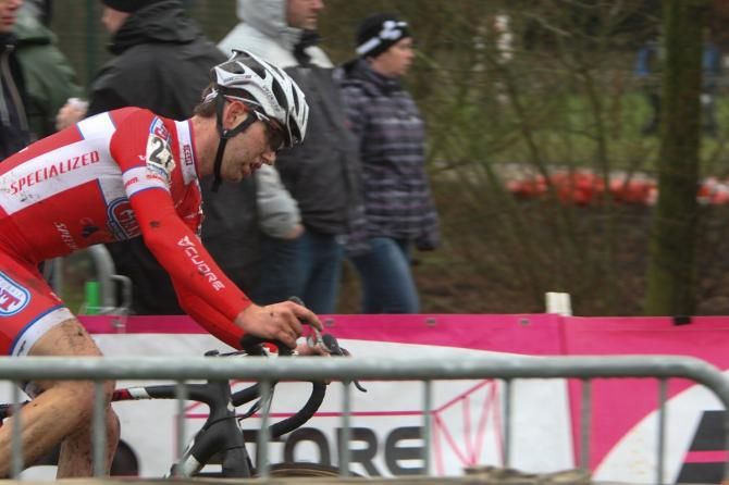Tobin Ortenblad (Cal Giant) races in Loenhout