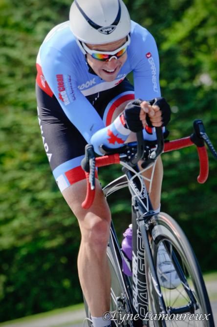 Canada's Rob Britton finished 9th on a road bike