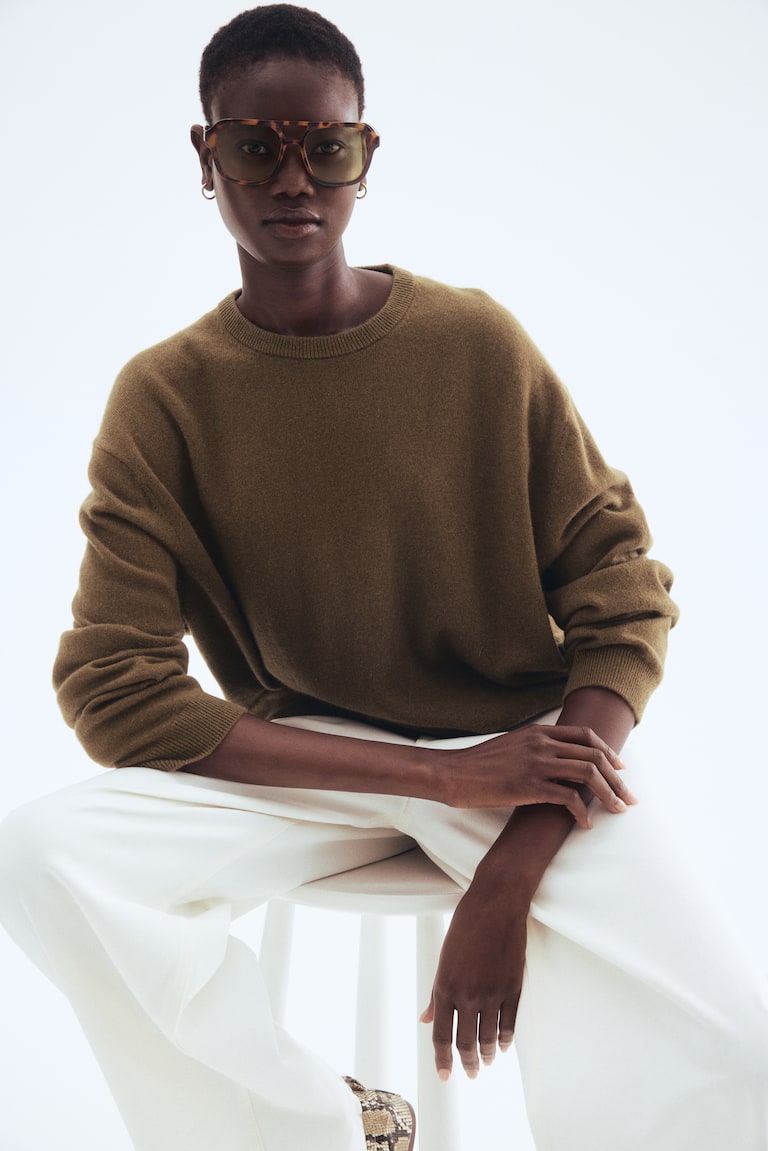 Fine-Knit Cashmere Jumper