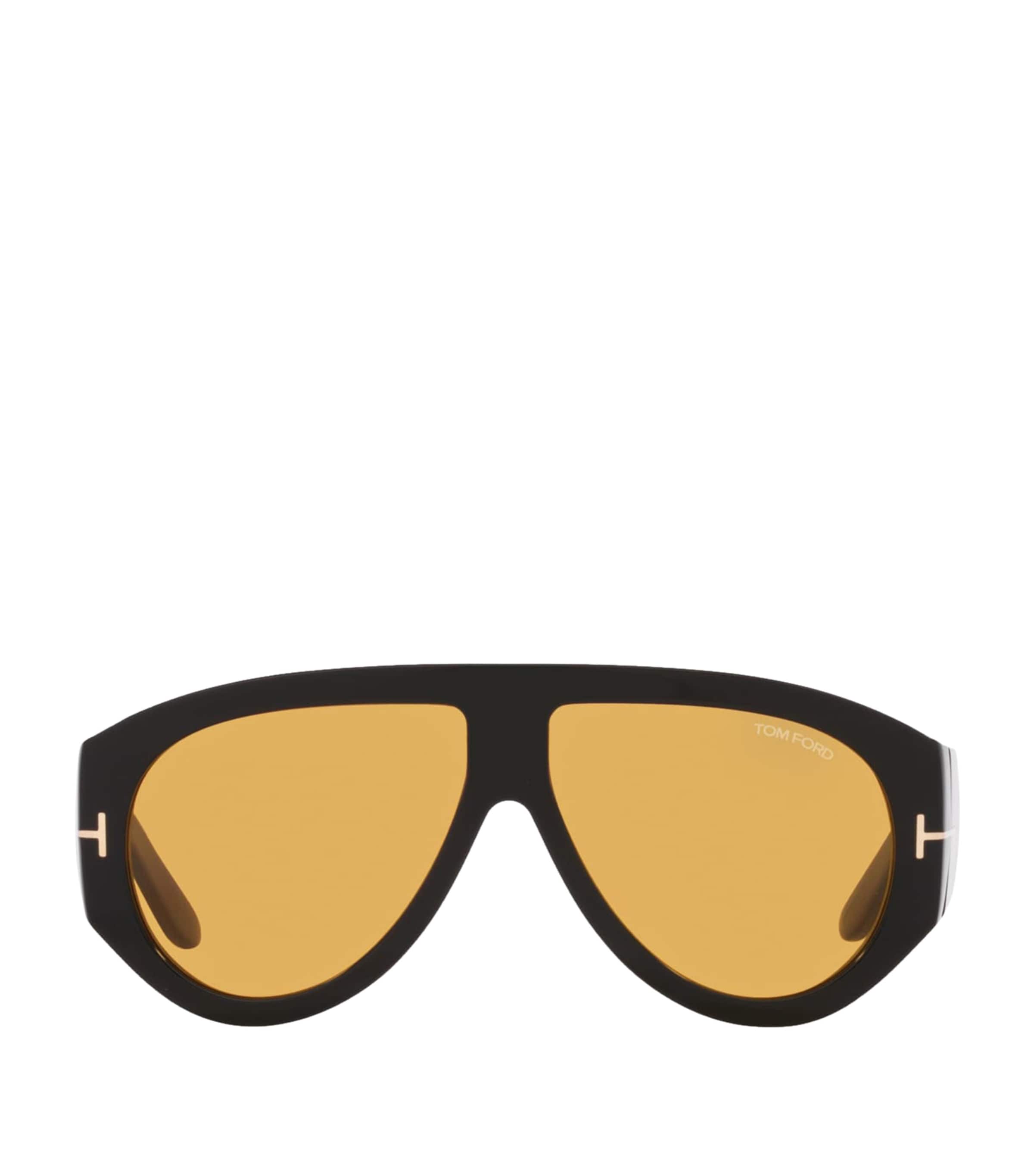 Tom Ford Acetate Bronson Aviator Sunglasses