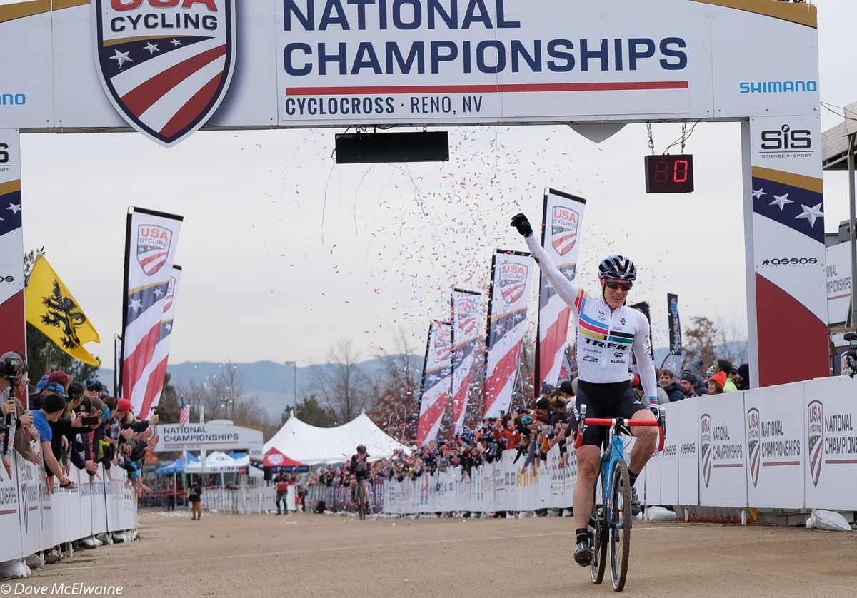 Katie Compton (Trek Cyclocross Collective) claims her 14th USA Championship