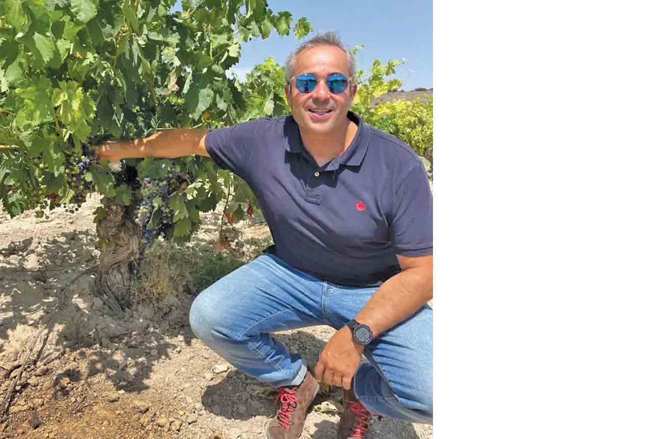 Winemaker Bequer Prieto part of the winemaking duo at Sabinares in the Castilla y Leon region, Spain