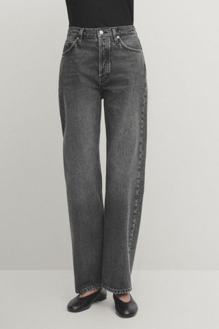 Massimo Tutti Straight Fit High-waist Jeans