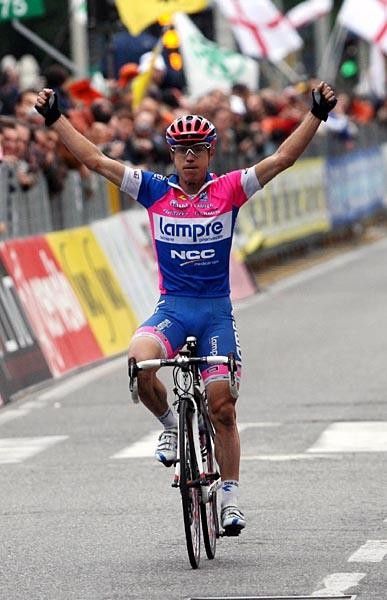 Another great day for this Italian as Damiano Cunego wins a third Lombardia title