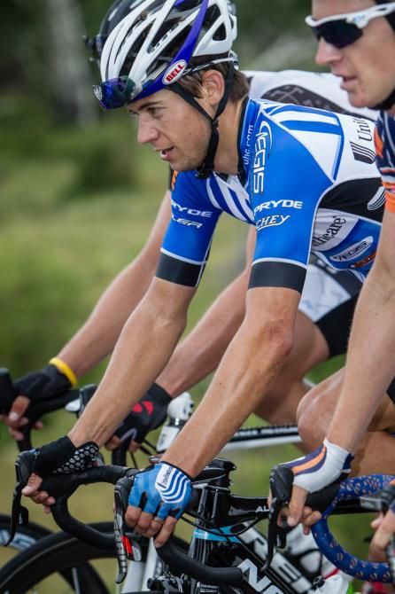 Kiel Reijnan (UnitedHealthcare) in the bunch before his fifth place finish on today's stage