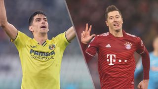 Gerard Moreno of Villarreal and Robert Lewandowski of Bayern Munich could both feature in the Villarreal vs Bayern Munich live stream