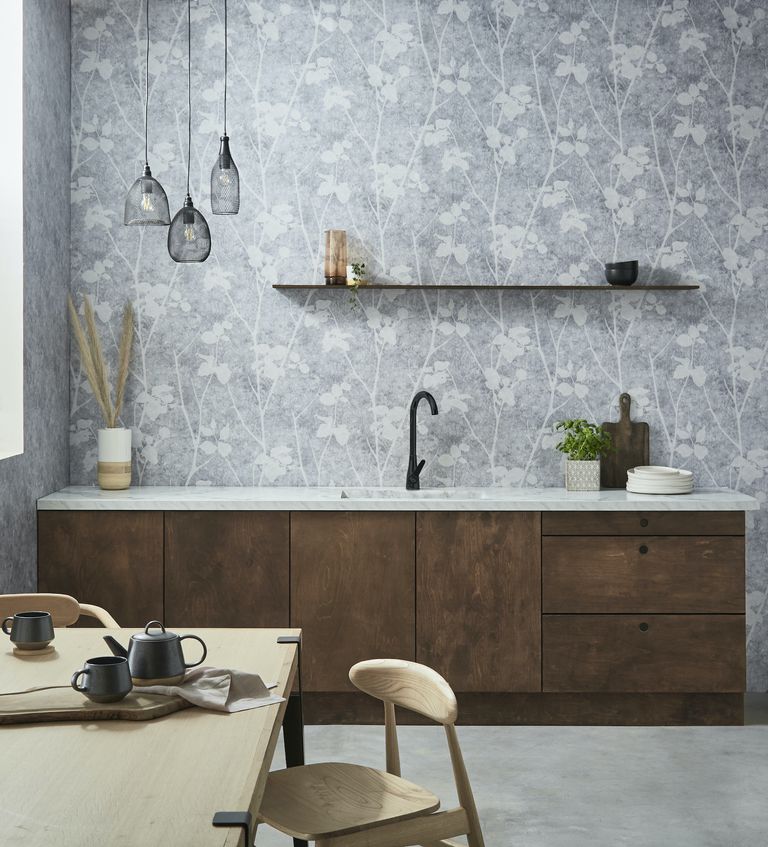 Country kitchen wallpaper: 25 ideas for charm and character | Homes and ...