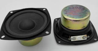 Shielded speaker drivers have a housing around the voice coil assembly.