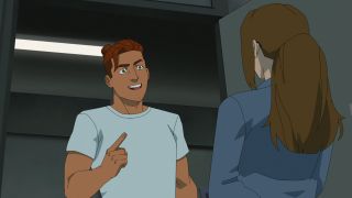 Rex speaking to Rae in Invincible Season 3.